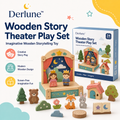 Derlune™ Wooden Story Theater Play Set
