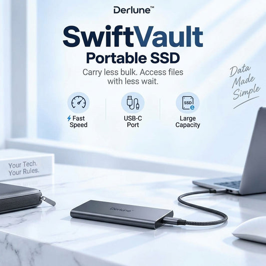 Derlune™ SwiftVault Portable SSD