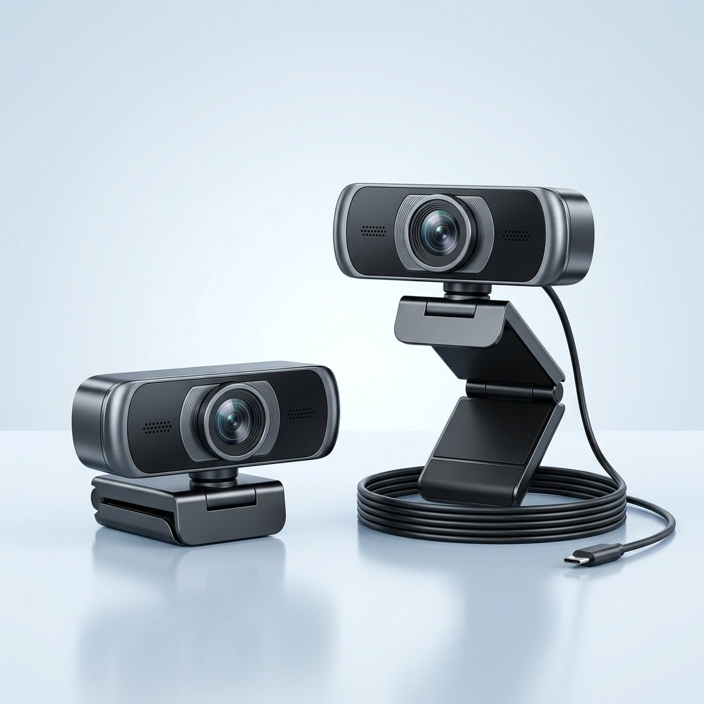 Derlune™ ClearFrame 2K USB Webcam