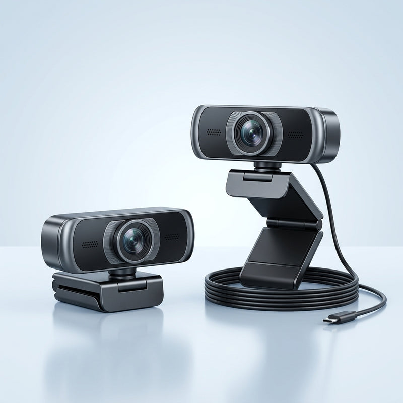 Derlune™ ClearFrame 2K USB Webcam