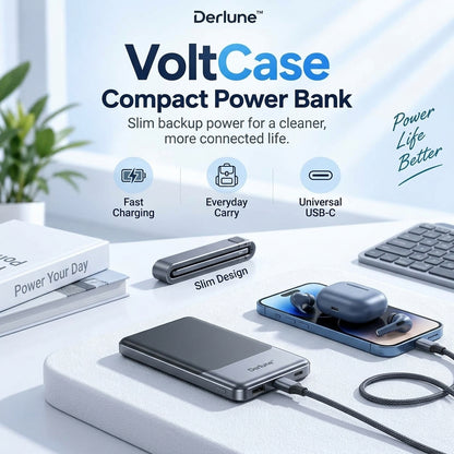 Derlune™ VoltCase Compact Power Bank
