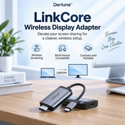 Derlune™ LinkCore Wireless Display Adapter