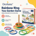 Derlune™ Rainbow Ring Toss Garden Game